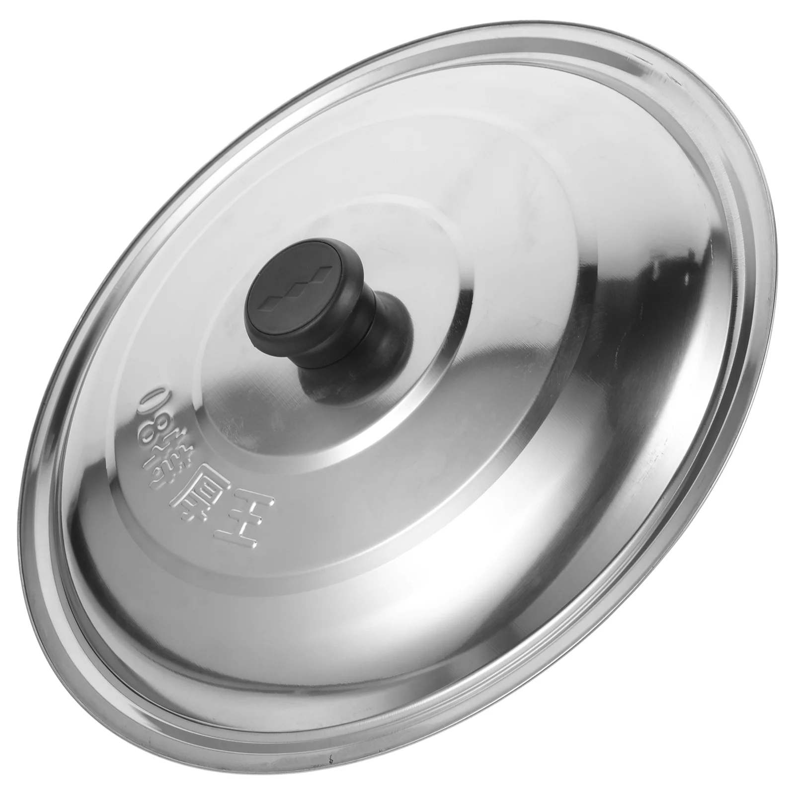 

Stainless Steel Pot Lid Wok Pan Silicone for The Frying with Multi-function Cover Household Round Work