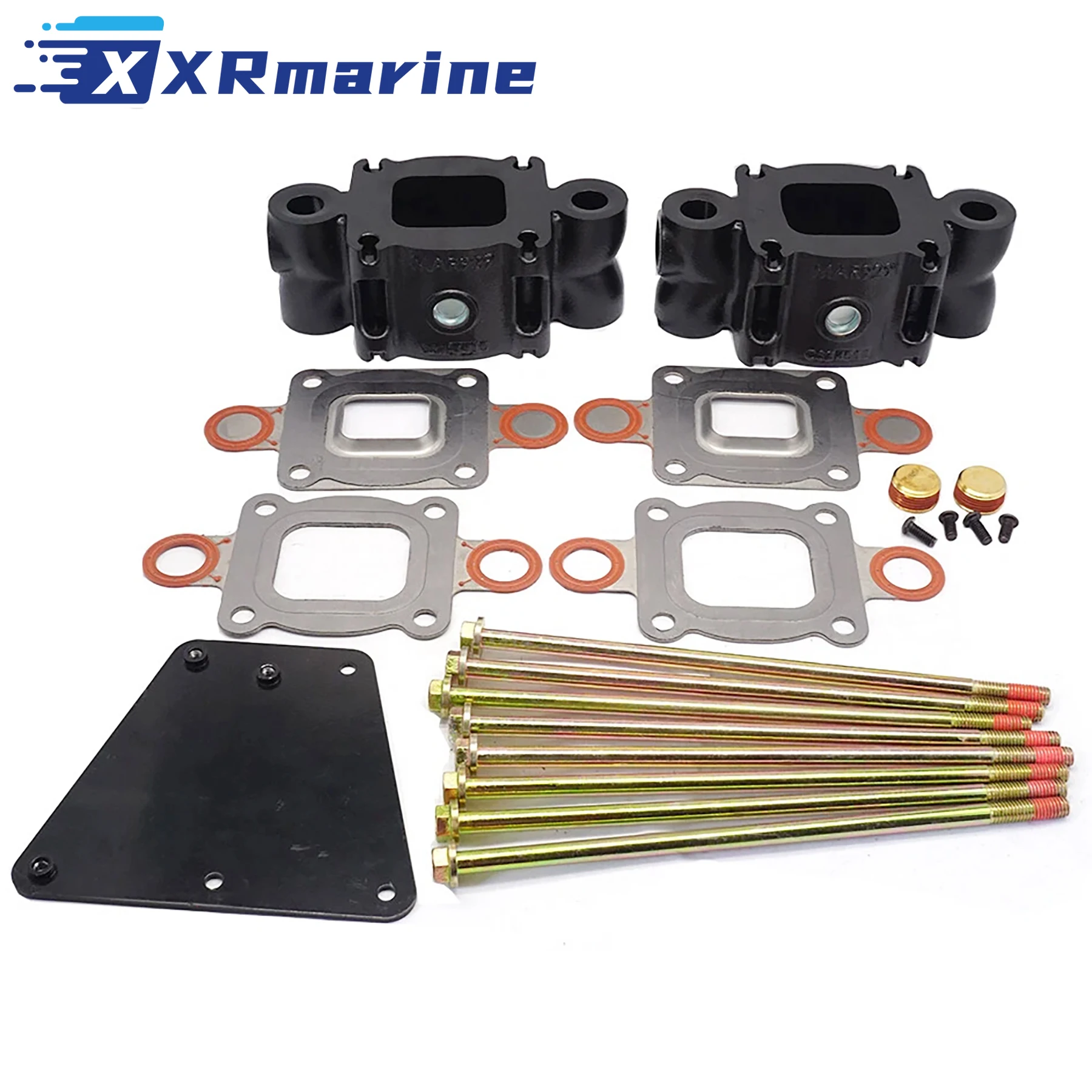 

3 '' Manifold-to-Riser Dry Joint Spacer Kit 864929A2 for Mercruiser 4.3 5.0 5.7 6.2 L Boat Motor Engine Replace 864929 863714T