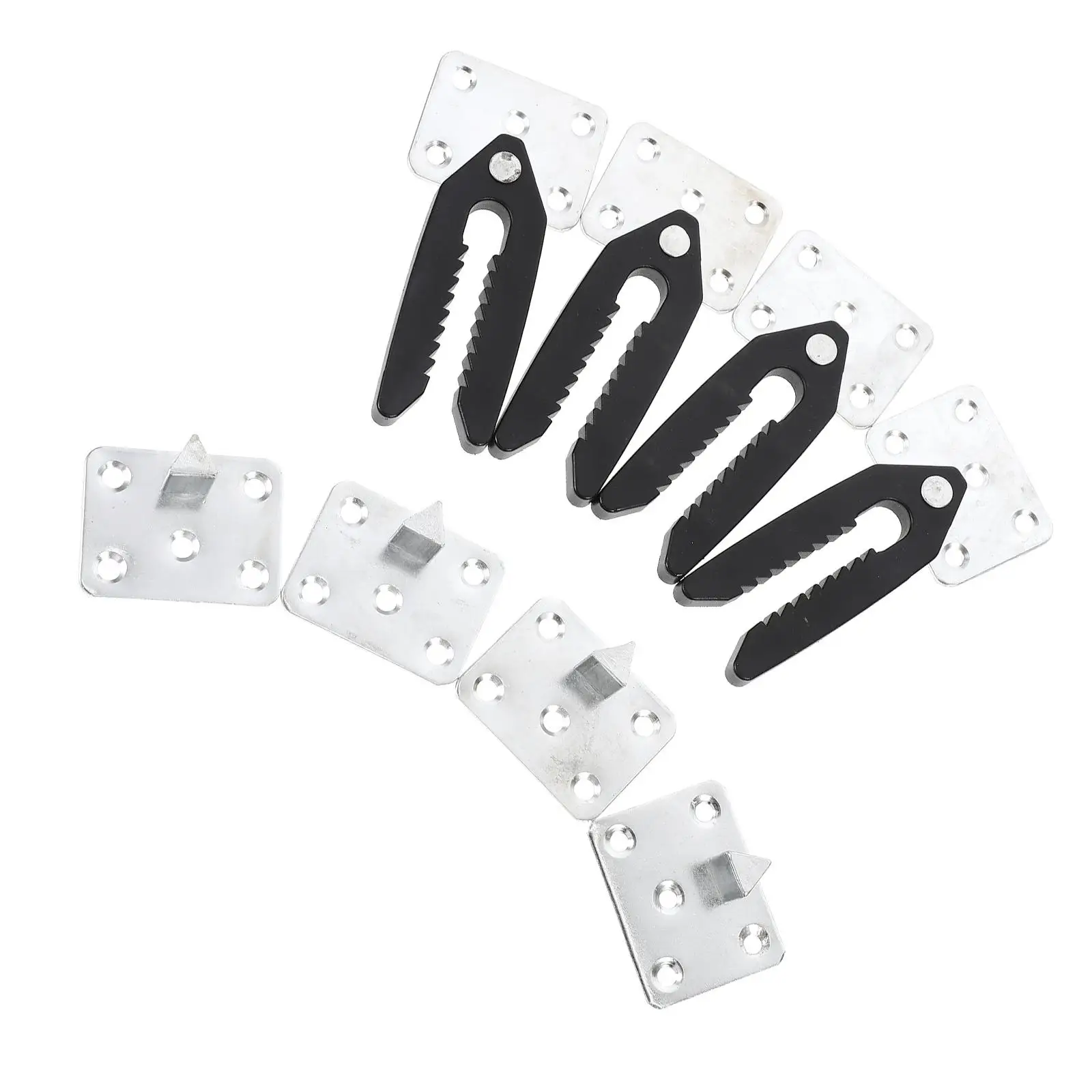 4 Pcs Sofa Connector Sturdy Adjustable Sectional Couch Joint Snap Furniture Accessories Steel QualitySectional Couch Connector