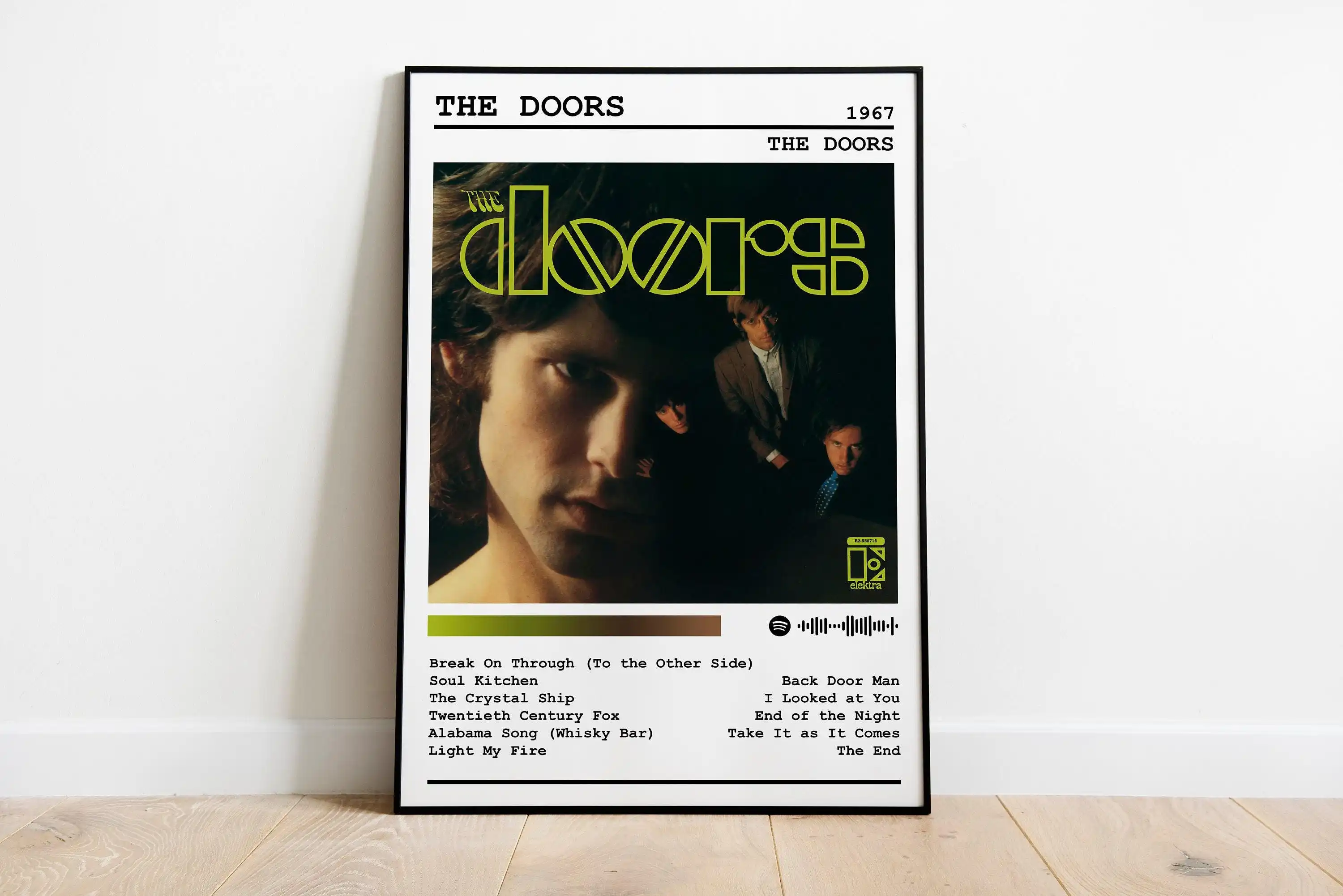 The Doors Morrison Hotel Music Album Waiting For The Sun Poster Print Wall Art Pictures Canvas Painting Room Home Decor Gift