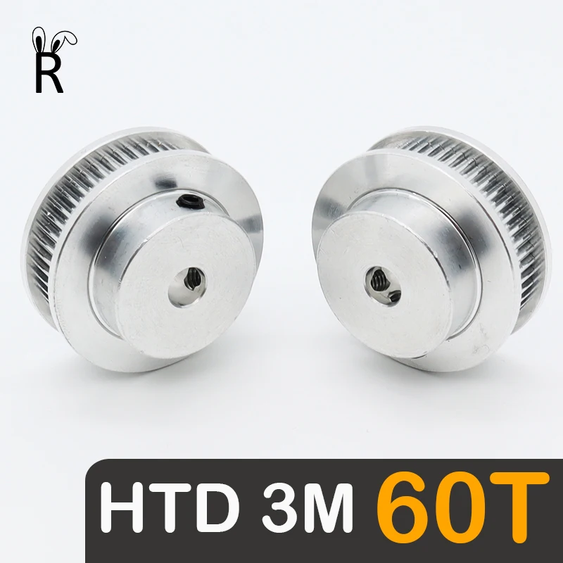 

HTD 3M 60Teeth Timing Pulley Bore 5/6/8/10-22/24/25mm 60 Teeth 3M Belt Pulleys Width 10/15mm 60T HTD3M Pulley Synchronous Wheels