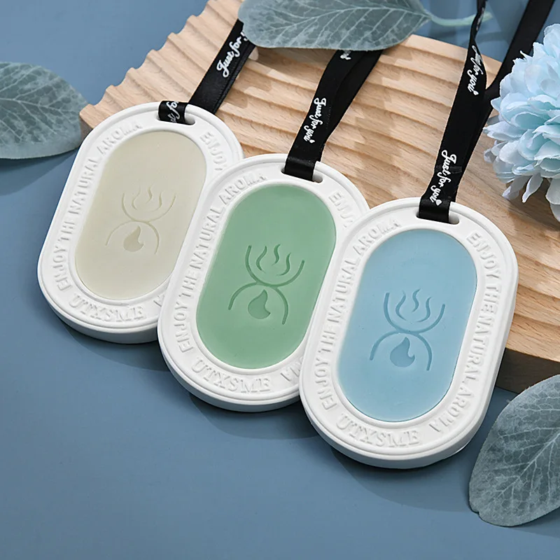 Colored gypsum scented diffuser for indoor deodorization and aroma expansion, wardrobe hanging piece fresh and elegant car decor