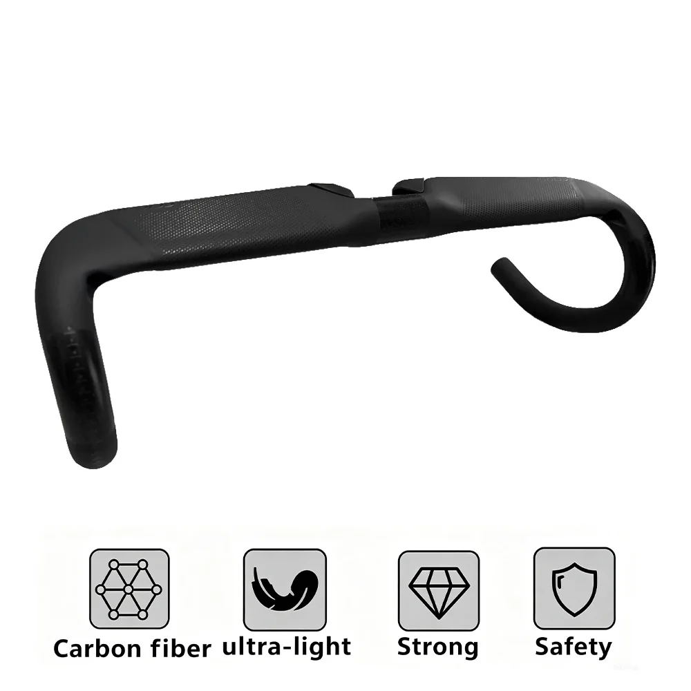 T1000 Vollcarbon-Rennradlenker Sportfahrradlenker Aero-Drop-Bar Rennradzubehör 31,8 X 400/420/440mm – Detail 10