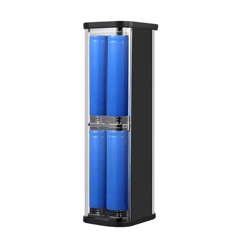 AC57-DIY Power Sources Box 18650 Battery Holder 8 Slot,With High Efficiency Charging Digital Display Screen