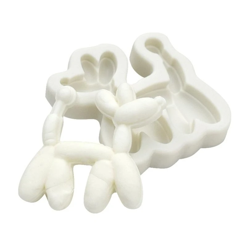 

Silicone Chocolate Moulds Fondant Molds Balloon Dog Shaped Silicone Material