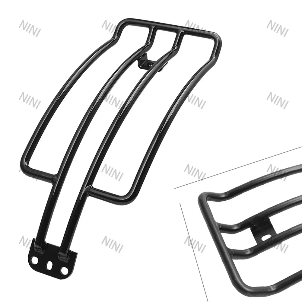 

MotorcycleFor BMW R18 2020 2021 2022 Glossy Black Solo Seat Rear Fender Luggage Rack Steel