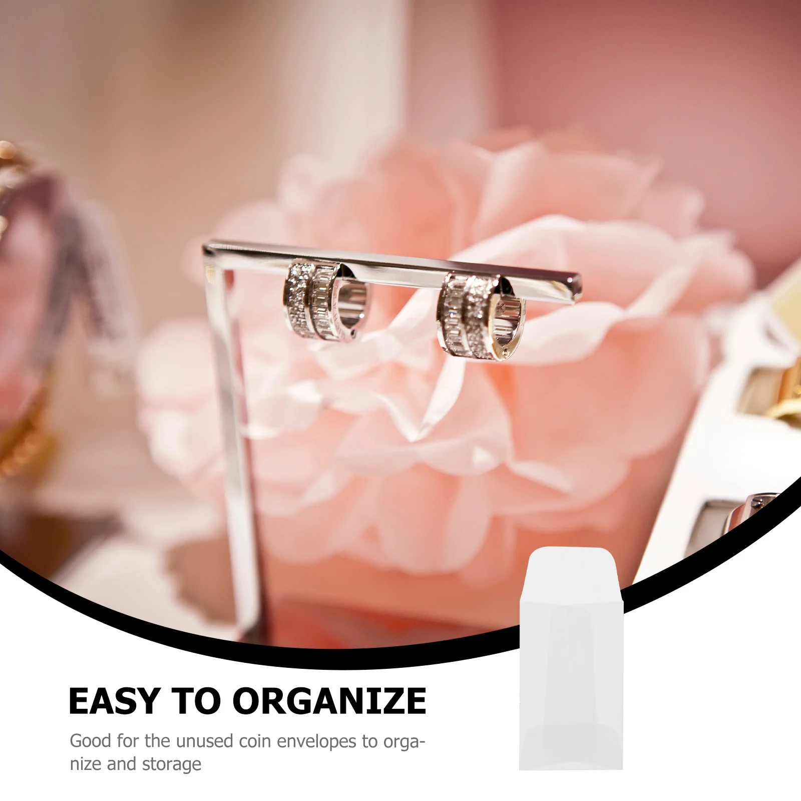 

50Pcs Mini Envelopes Coin Hangtag Packaging Pouches for Jewelry Ring Gift Storage Small Parts Organizer Mini Envelopes