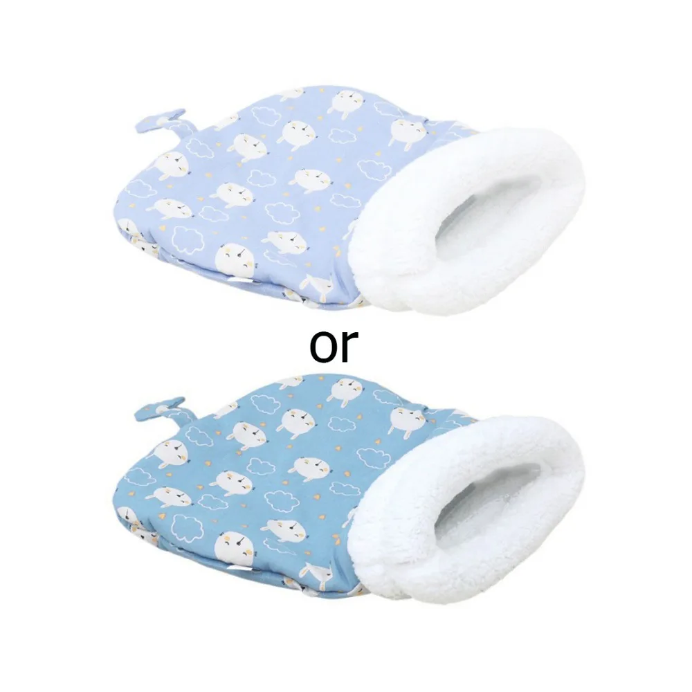 

Cute Cartoon Cat Sleeping Bag Thickened Soft Cat Nest Kennel Comfortable Lamb Fleece Tunnel Cat Nest for Puppy Cats