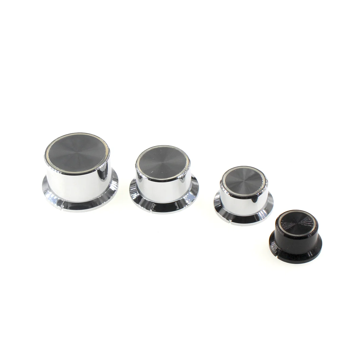2pcs Potentiometer knob cap audio power amplifier accessory knob light-transmitting knob cap plum blossom handle knob