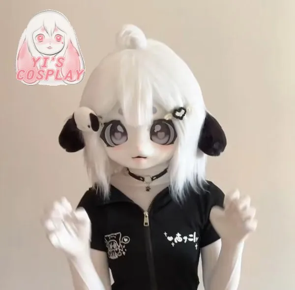 

Handcraft Customized Fursuit Kemono Head Handmade Custom Fursuit head Furry Kigurumi Head Yis Cosplay Kemono Headsets Beast