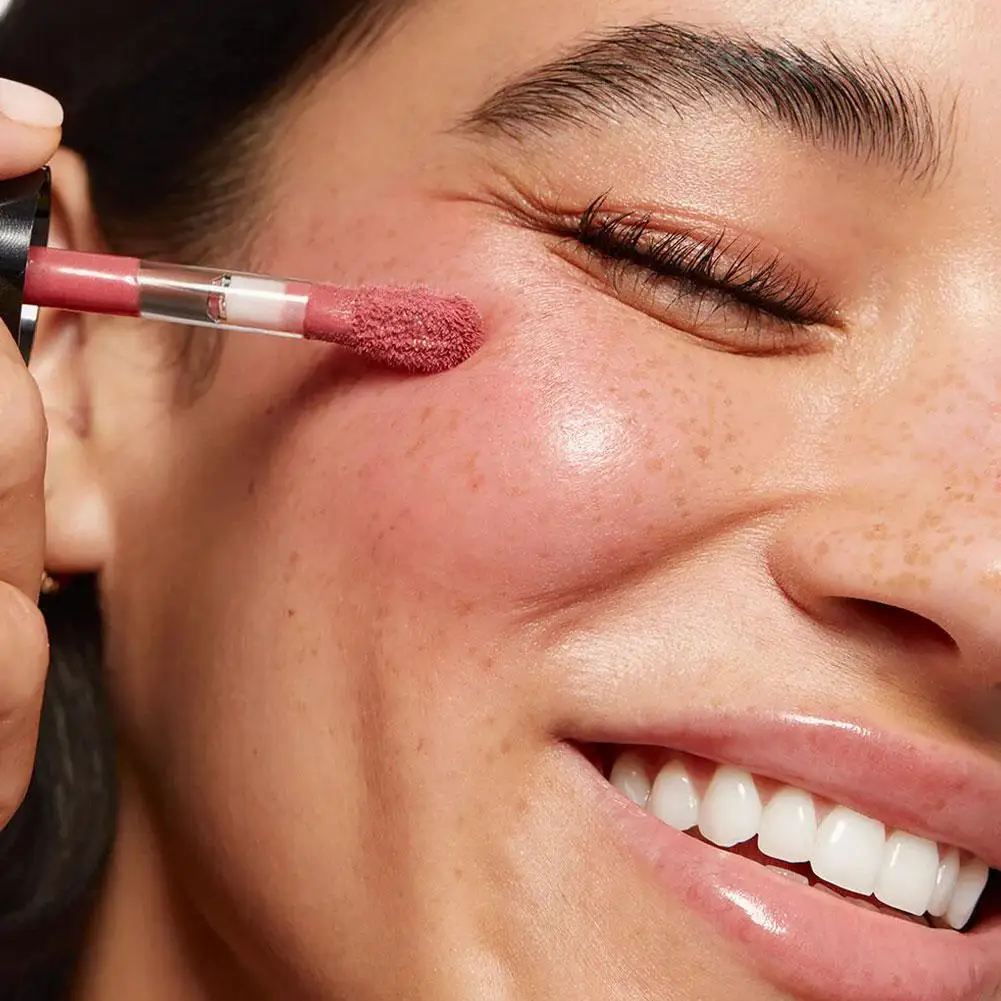 Saie – fard à joues liquide, surligneur, poudre scintillante, séchage rapide, Non collant, maquillage naturel pour le visage, Texture douce