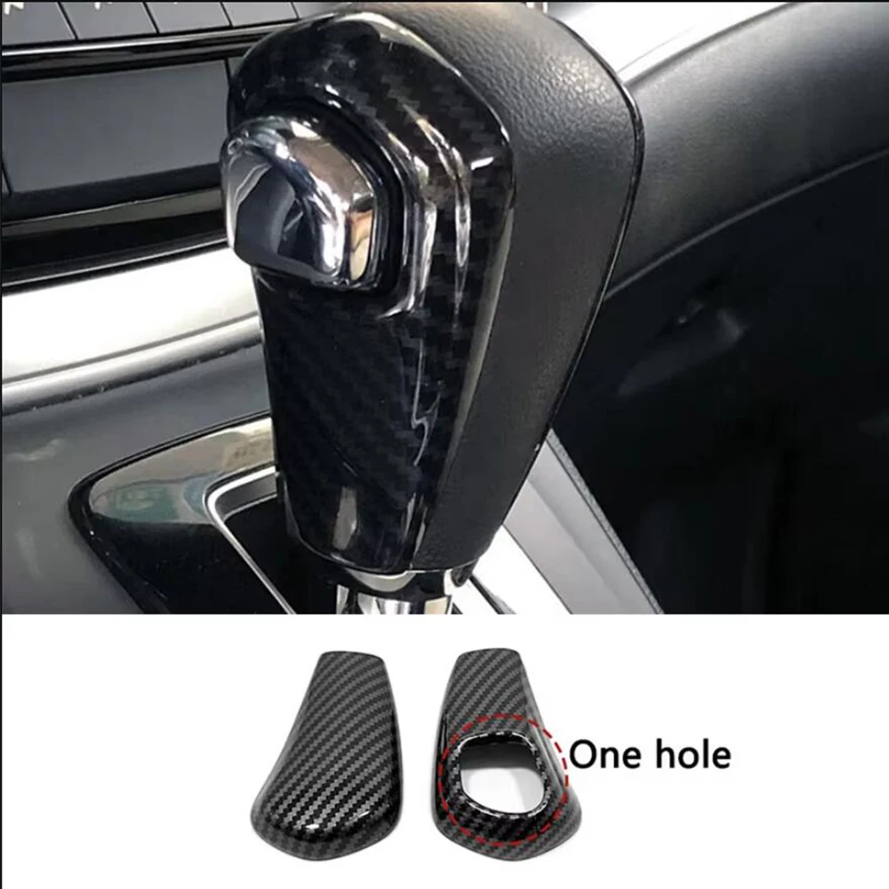 ABS Carbon For Honda CR-V CRV 2012-2016 Accessories Car gear shift lever knob handle Cover Trim Car gear shift knob frame panel