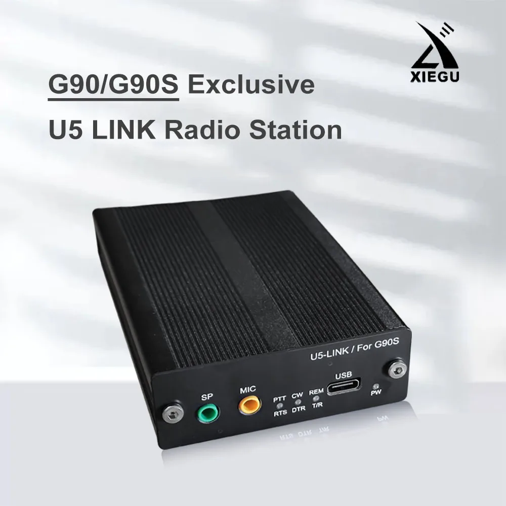 Xiegu G90 dedicated U5 LINK radio connector FT8 pass-through HRD\N1MM\CW Use your computer's native sound card, plug and play