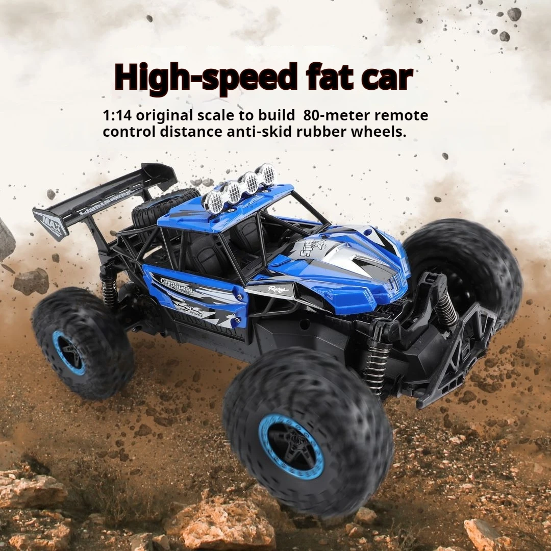 New 1-14 oversized remote control car drifting off-road vehicle four-wheel drive climbing cart high-speed racing rechargeable to