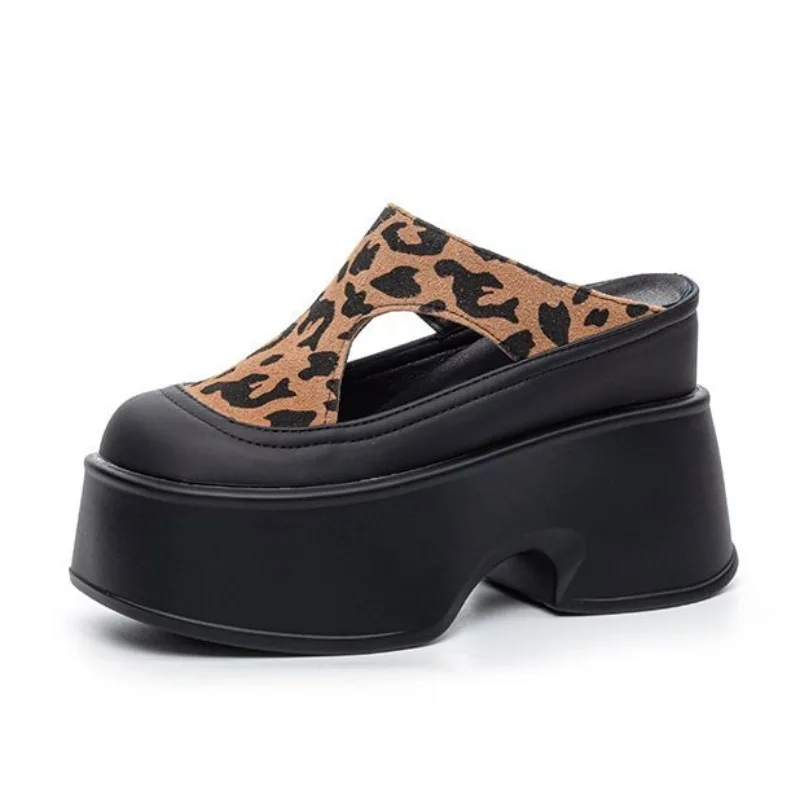 

Высококачественные брендовые женские туфли-лодочки из натуральной кожи высокого бренда 11 см, роскошные летние модные туфли-лодочки на массивном каблуке с крючками, туфли на танкетке на платформе, тапочки Мэри Джейн