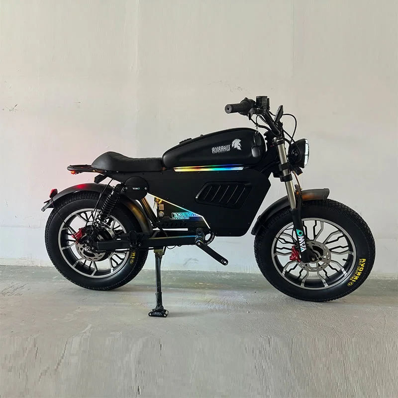 Electric off-road motorcycle 3000W large motor 60V 45AH battery all-terrain electric bicycle 20-inch tire adult mountain e-bike image 7