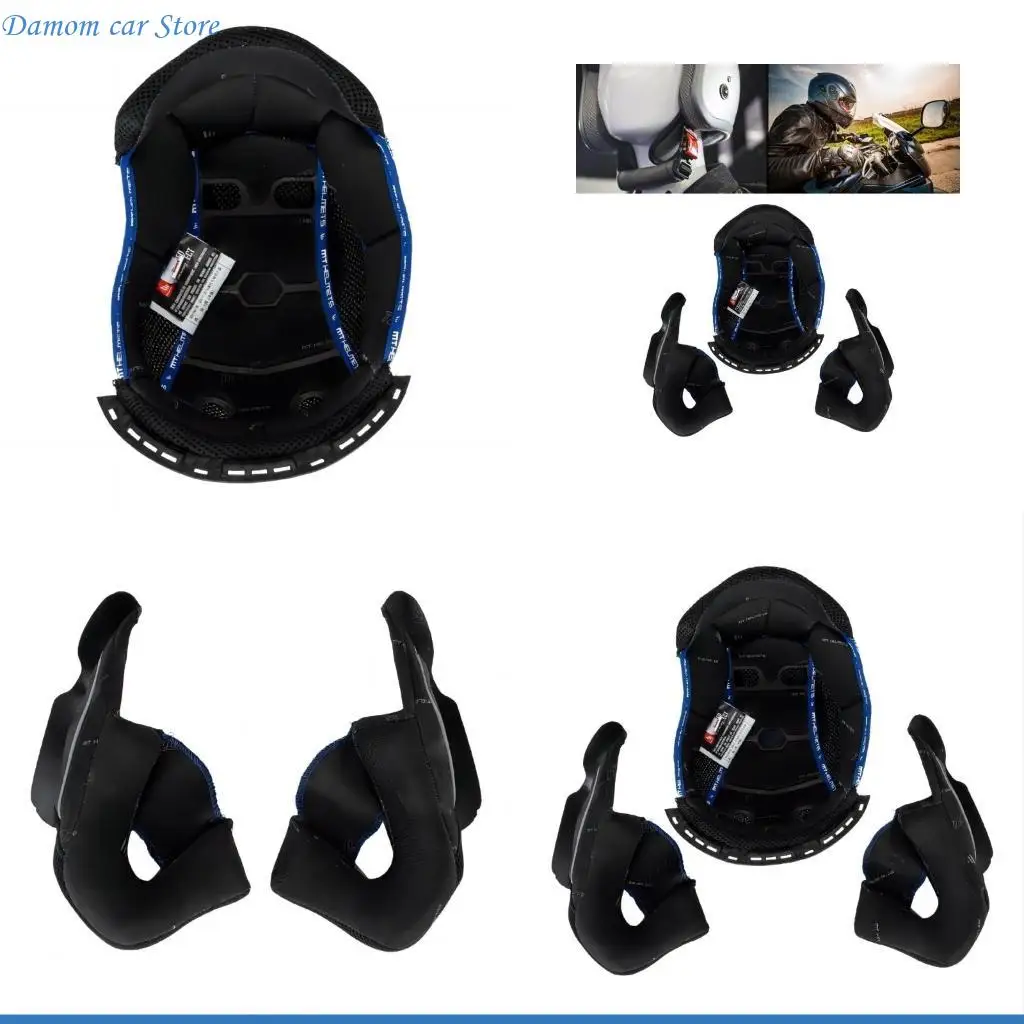 

Helmet Insert Liner Cushion Pad Quick-drying Breathable Helmet Insulation Lining Pad for MT 3 Jet