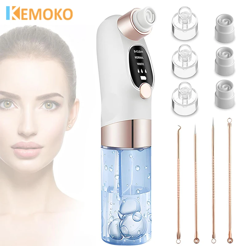 Blackhead Remover Pore Vacuum Face Cleaner Electric Micro Small Bubble Facial Cleasing Machine USB Rechargeable Beauty Skin Care