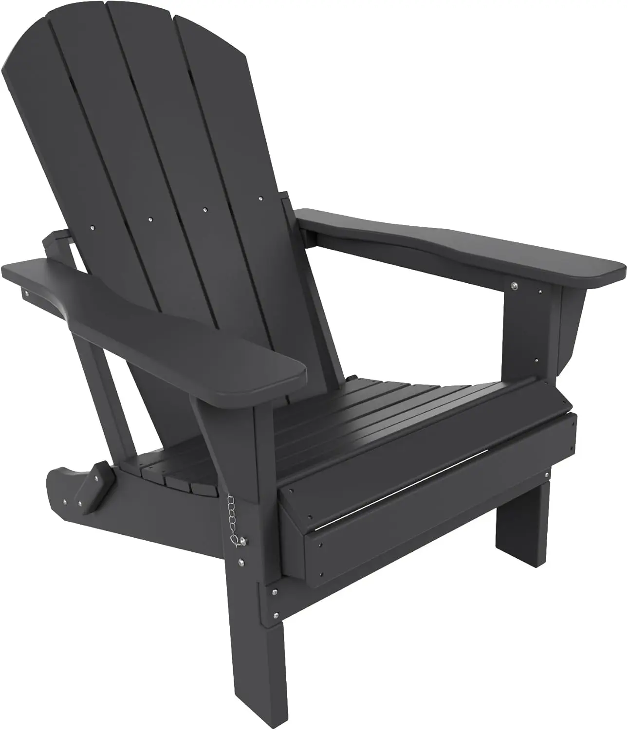 Wo Home Furniture Adirondack Chair Lounger Outdoor Folding For Fire Pit, Beach, Balcony, Backyard, Lawn, Patio, Pool, Deck,