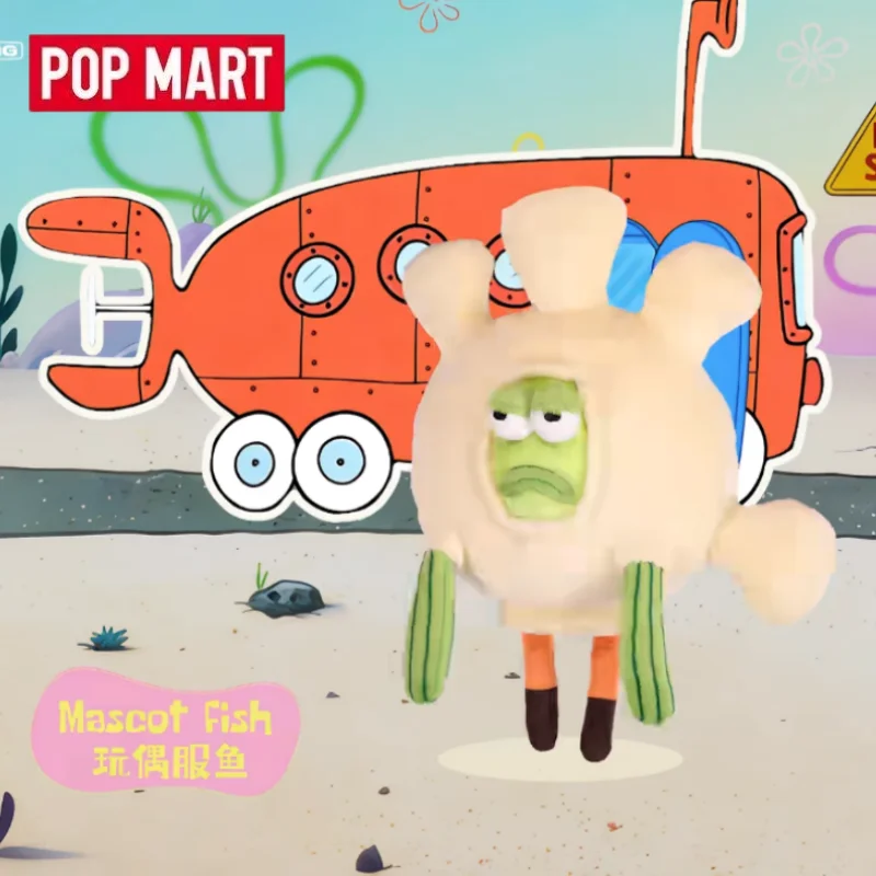 

POP MART Bikini Bottom Buddies 2 Series Weird Plush Blind Box Toys Mystery Box Guess Bag Doll Cute Anime Figure