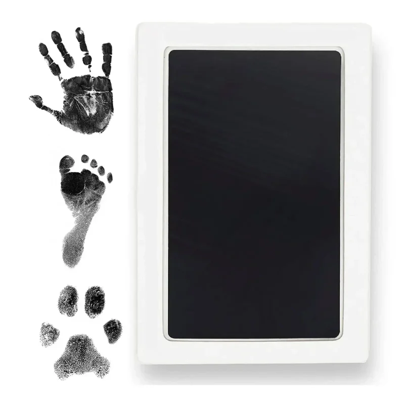Baby Handprint Footprints Ink Pads for Pet Safe Non-toxic No-Touch Skin Inkless Inkpad Kits Cat Dog Paw Prints Souvenirs Gifts - view 2