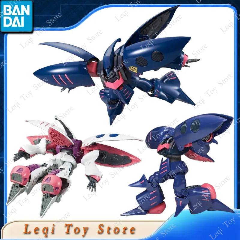بانداي حقيقية GUNDAM HG 1/144 AMX-004-2 ELPEO PLE'S QUBELEY MK-II عمل شخصيات كرتونية لعب الاطفال هدية التجمع نموذج الحلي #6