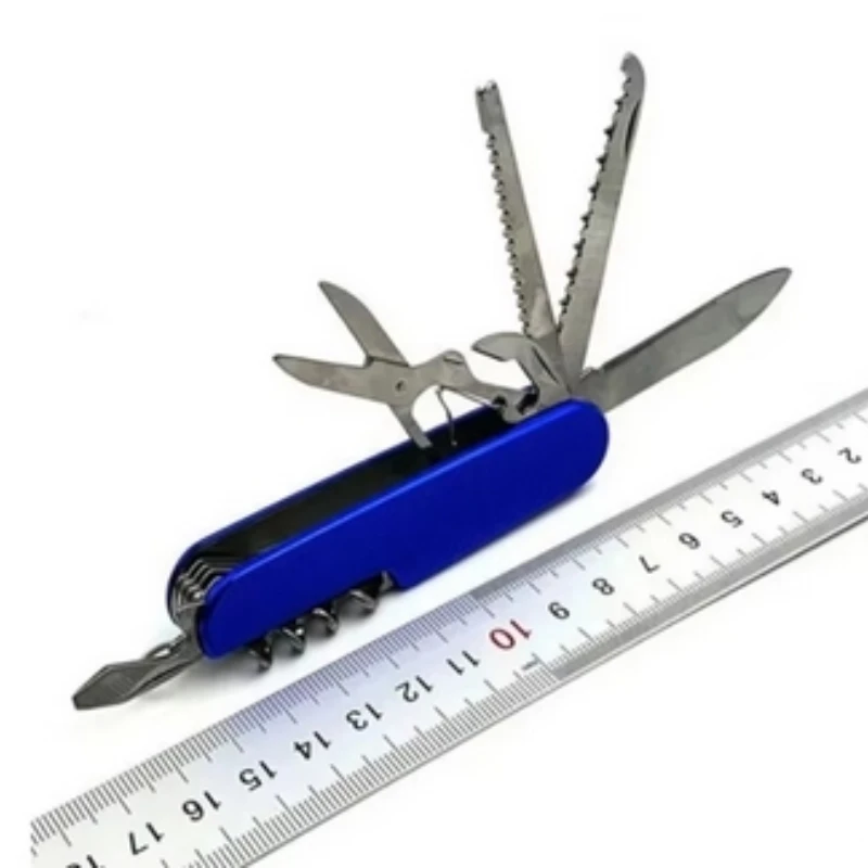 New Outdoor Multifunctional Swiss Knife Camp Multitool Bottle Opener Folding Knife Portable  Saw Military Fold Pocket EDC Knives