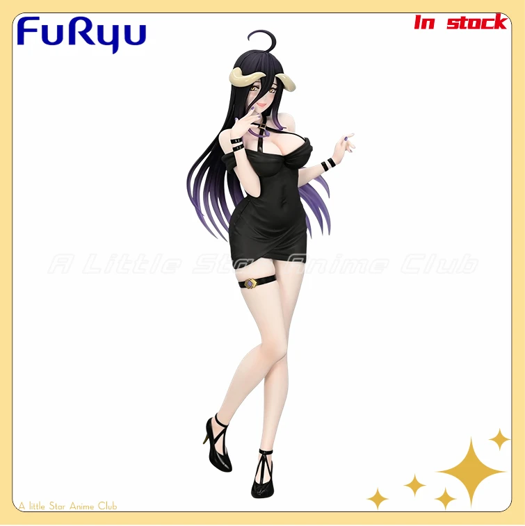 

Original FuRyu Trio-Try-iT Figure OVERLORD Albedo Short Skirt Dress Toy Gifts Animation Figure Collection