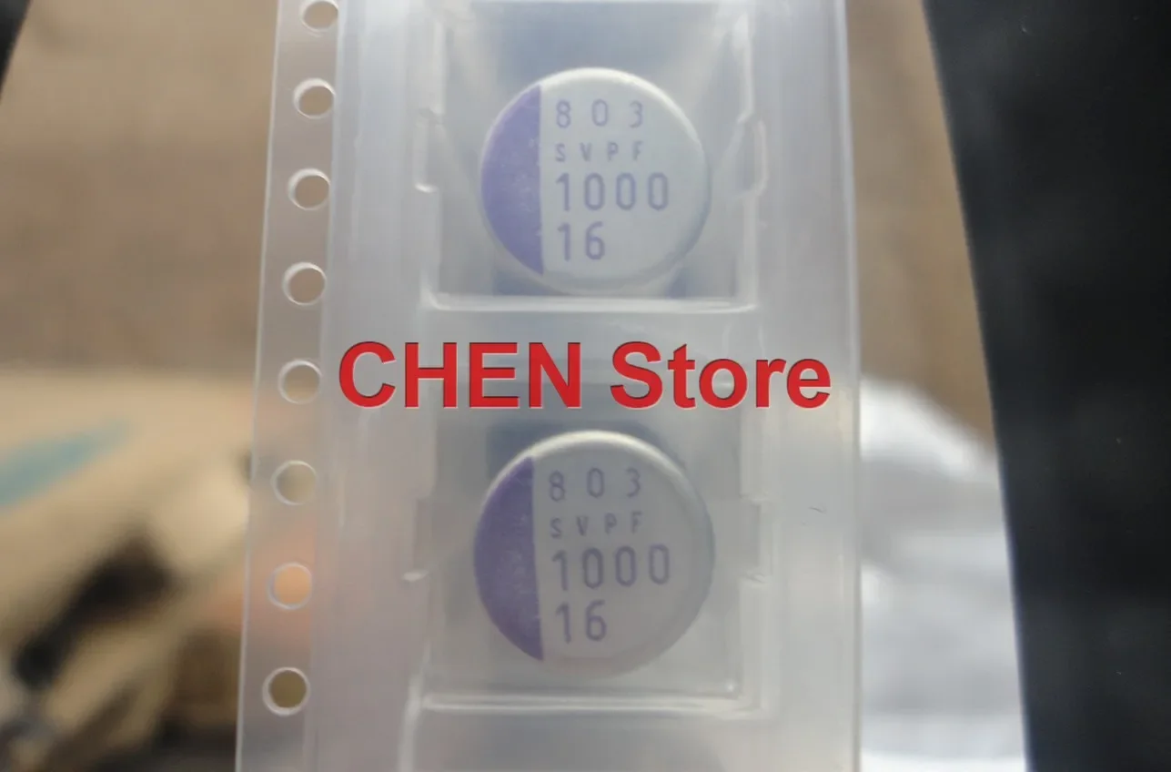 

4PCS/10PCS SANYO OS-CON SVP 16V1000UF 10X13MM SMD Polymer Solid Electrolytic Capacitor SVPF 1000UF 16V free shipping