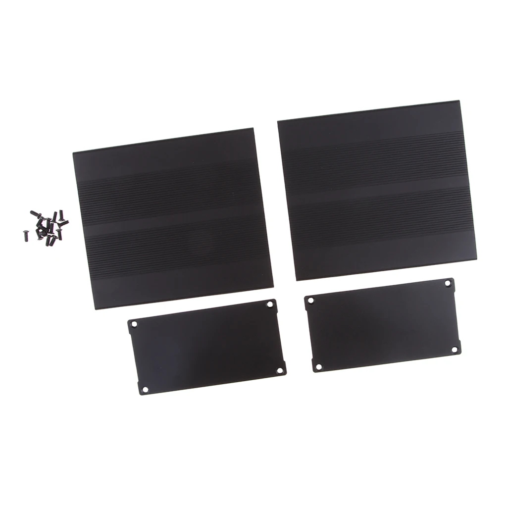 Heat Dissipating Extruded Aluminum Enclosure Box PCB Shell 0x105x55mm