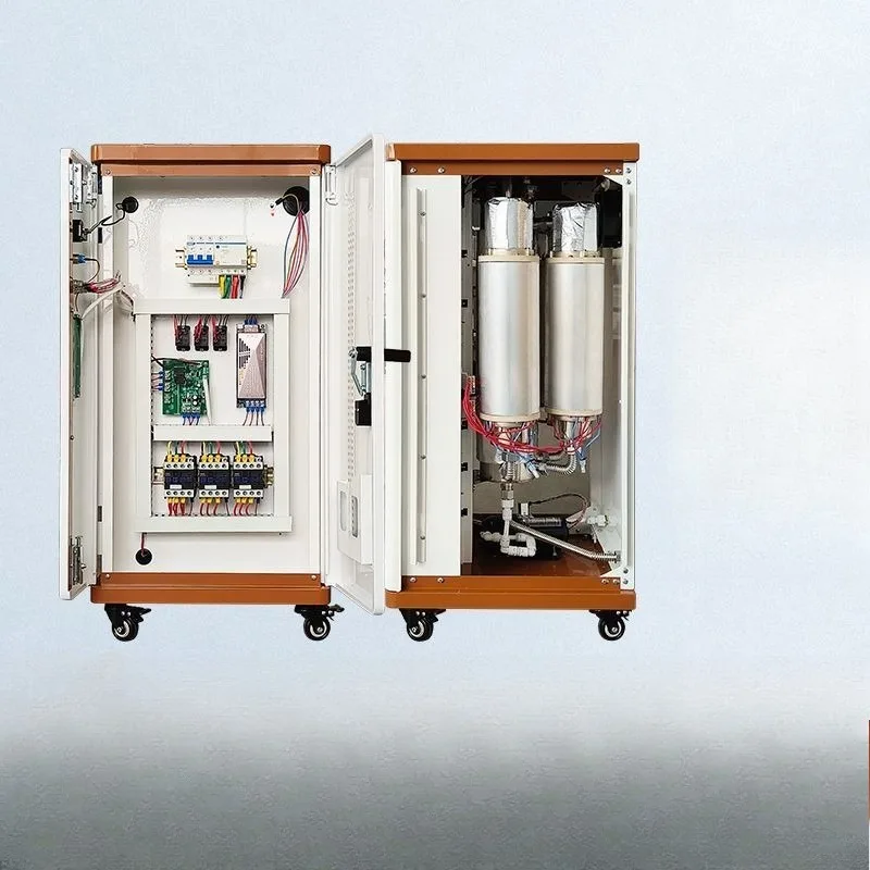Caldera automática de bajo consumo con calefacción eléctrica.