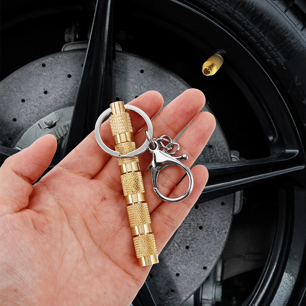 

2Pcs Universal Copper Tire Deflator Tool Efficient Air Release for Cars Trucks Suvs Off-Road Vehicles Car Tire Deflator