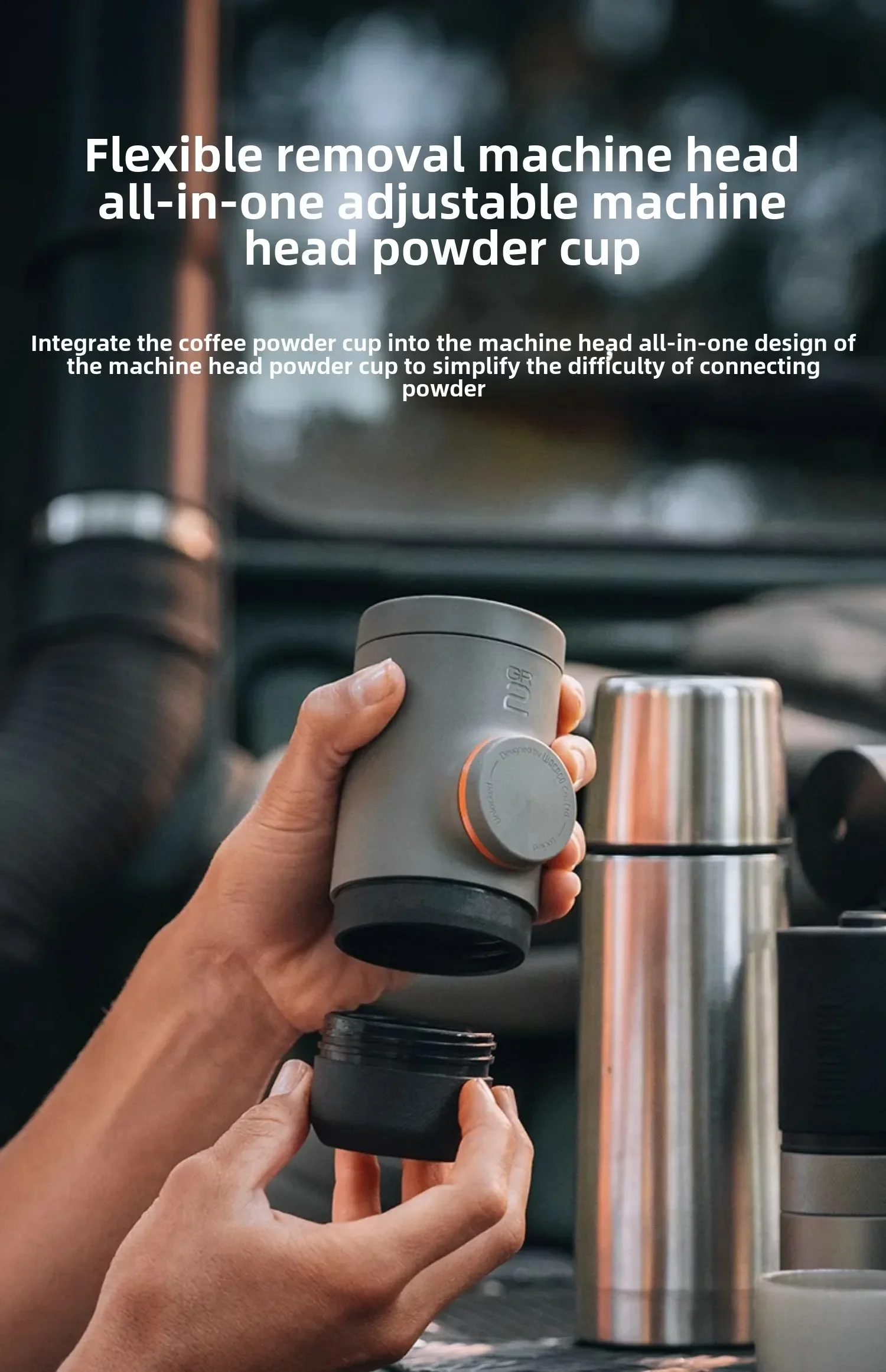 Nova máquina de café expresso portátil gr2, prensa manual para viagem ao ar livre, pequena