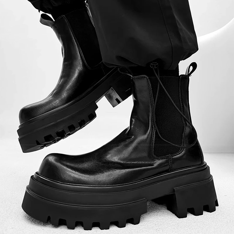 men's-fashion-punk-rock-high-chelsea-boots-designer-platform-shoes-cowboy-natural-leather-boot-black-trendy-long-botas-masculina