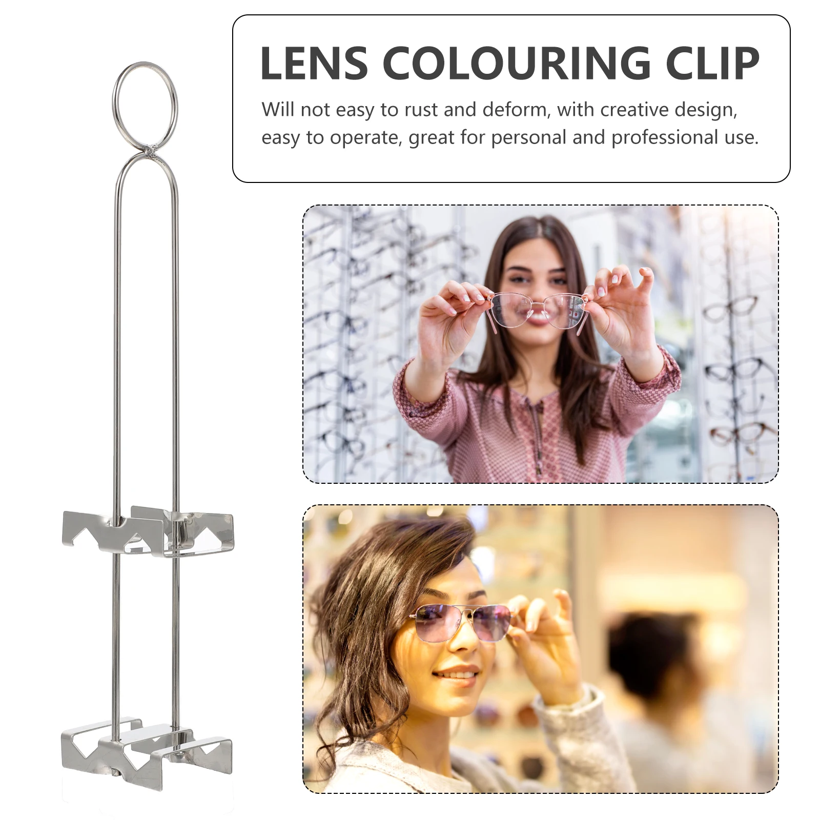 

Color-changing Lens Clips Metal Tinting Holder Glasses Dyeing Stand Accessories Sunglasses FixingBracket Premium Material