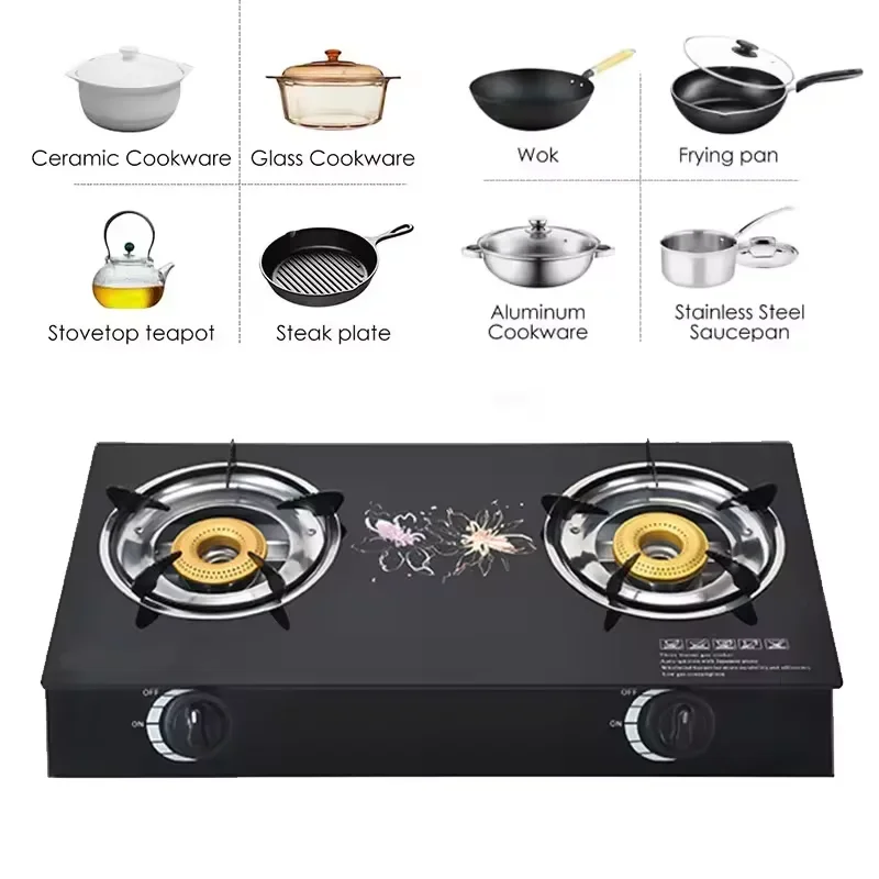 家庭用自動点火ガスコンロ,2バーナー