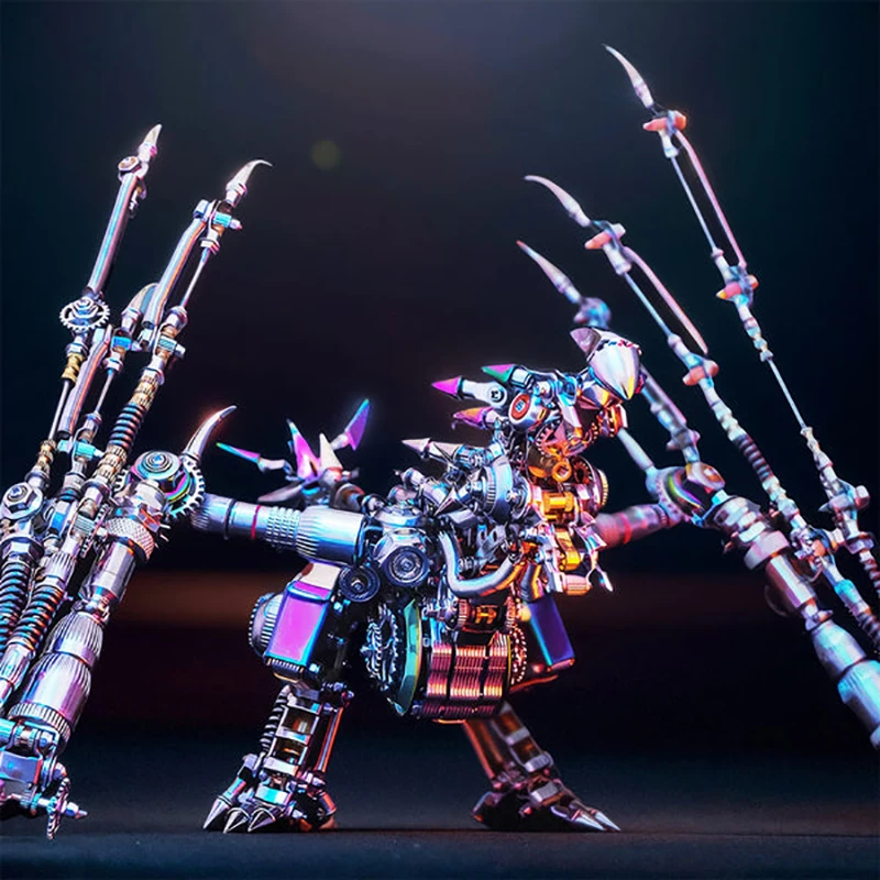 Intelligentiële DragonMechanical Toy 1390+PCS Kleurrijke 3D Metalen DIY Decoratie Montage Decoratie Mechanische Puzzel Speelgoed Cadeau