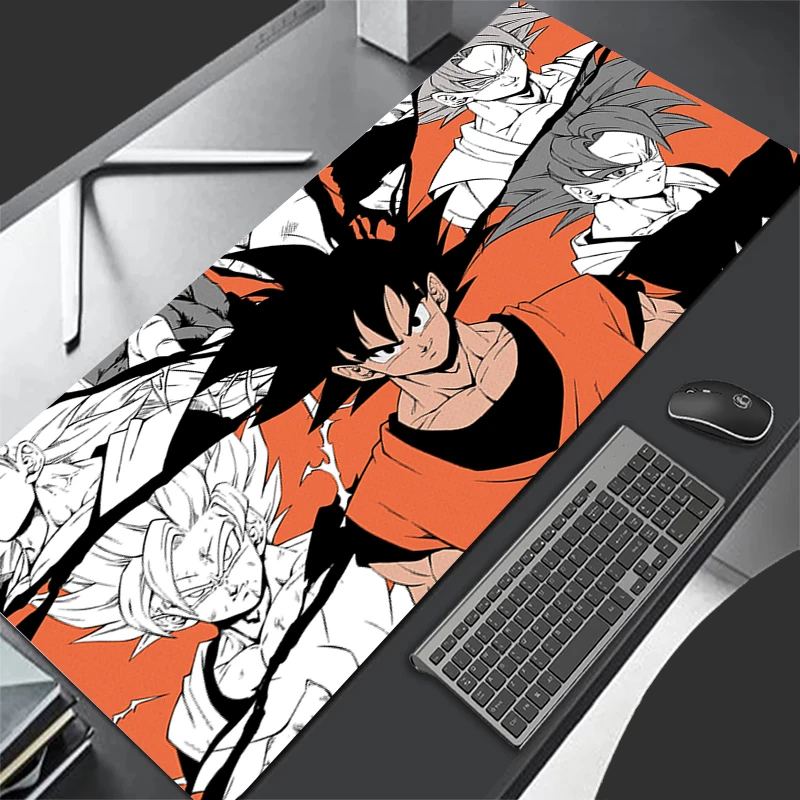 マウスパッド 可愛い HD デスクパッド PC 拡張 ゲーミングキーボードマット ノートパソコン ドラゴンボール ゲーマー アニメ マウスパッド カワイイ 悟空 アニメ テーブルパッド