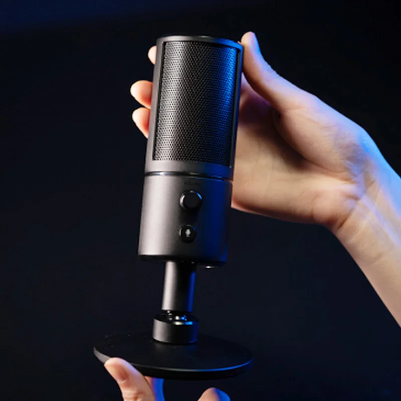 Imagem -04 - Razer Seiren X-usb Microfone Streaming Supercardiod Built-in Shock Mount Pick-up Padrão-alumínio Anodizado