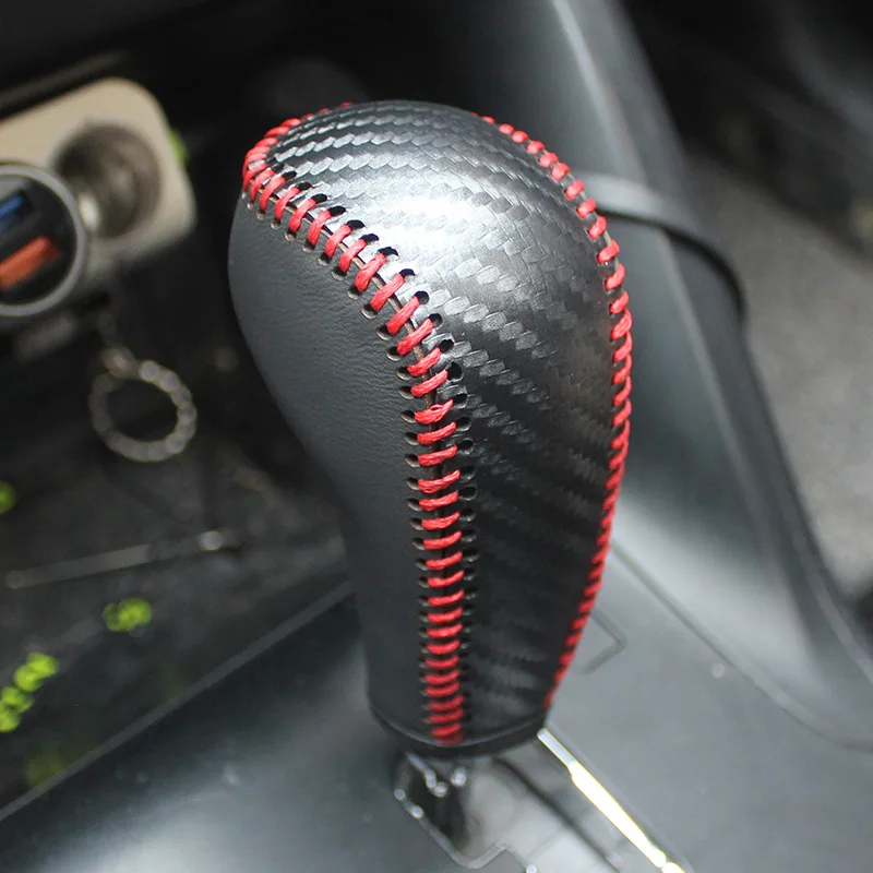 Car Shift Handle Cover Non-Slip Wear-resistant Protective Covers Durable Shift Knob Cover for Hyundai IX35 2010-2015 Models - Detail 1