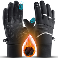 Winter gloves, men's and women's warm running gloves, touch screen protector, warm glove pad, suitable for driving, cycling, and