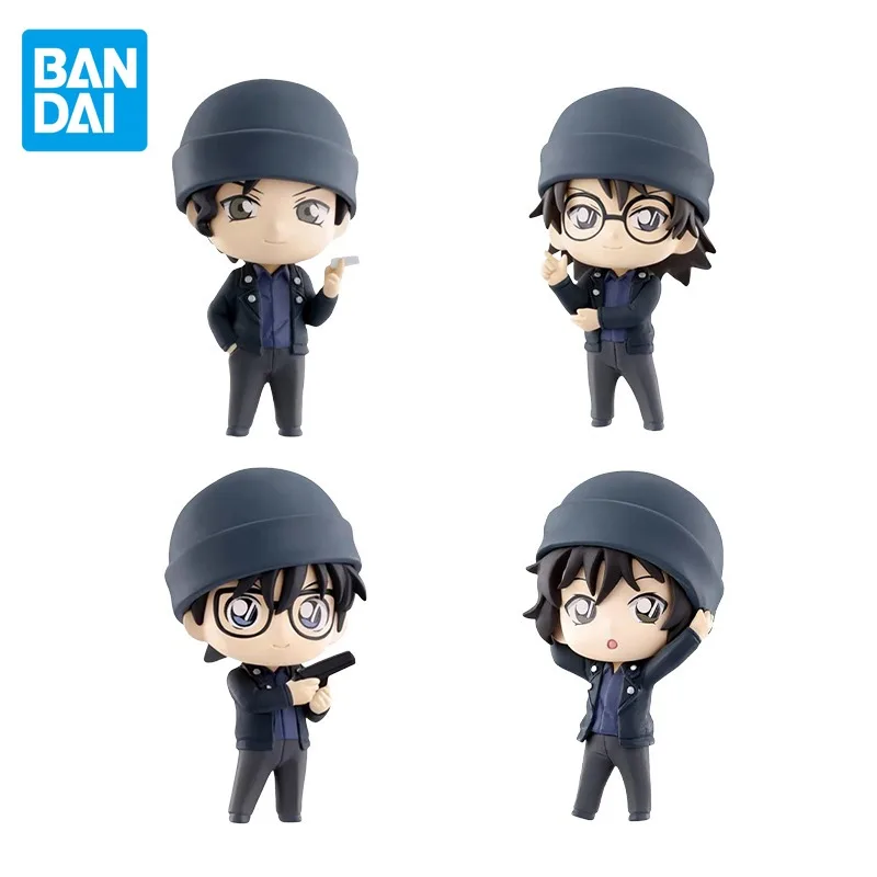 BANDAI Detective Conan Gashapon Original Anime Figure Akai Shuichi Kids Toys Christmas Gift Collectible Ornaments Birthday Doll