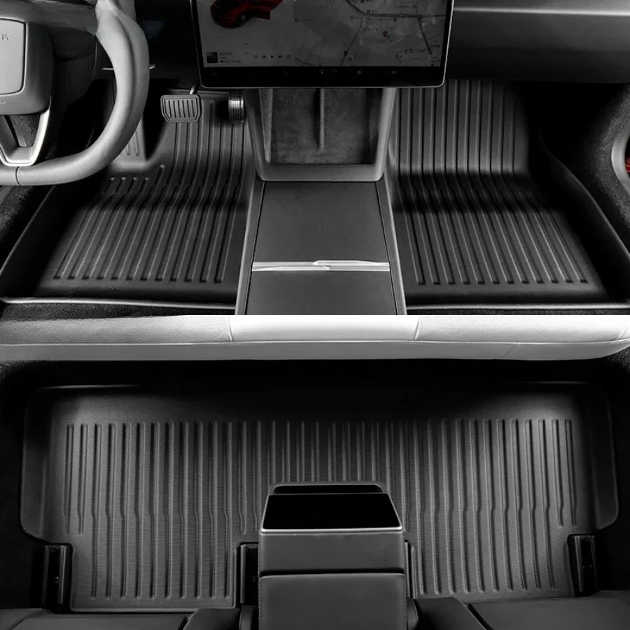 

TPE 2024 New For Tesla Model 3 Highland Floor Mats All Weather Front Rear Cargo Liner Mat, Waterproof Anti-Slip Mats Accessories
