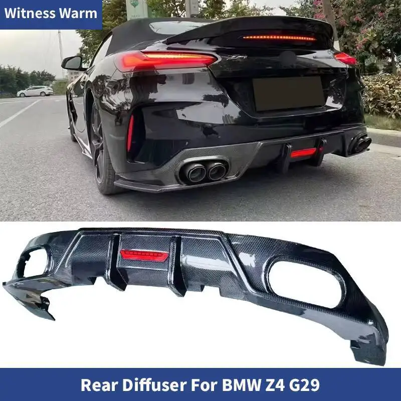 Diffuseur de Pare-Chocs Arrière en Fibre de Carbone pour Voiture, Kit de Carrosserie pour BMW Z4 G29 19-ettes