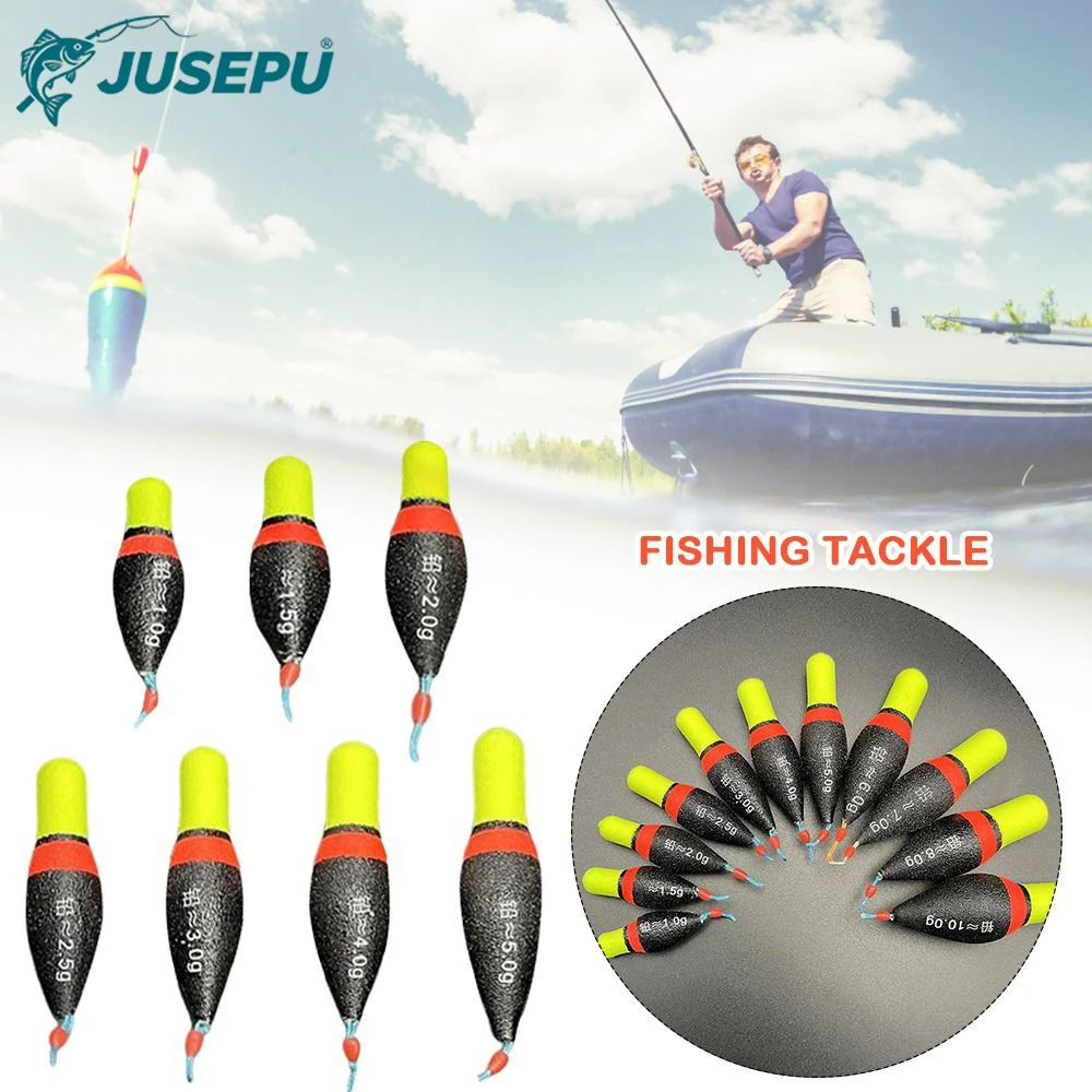 JUSEPU 5pcs Nanomaterials Fishing Rock Float Superfine Workmanship Streams Floaters Eat Lead 2.0/3.0/4.0/5.0g Rock Fishing Buoy