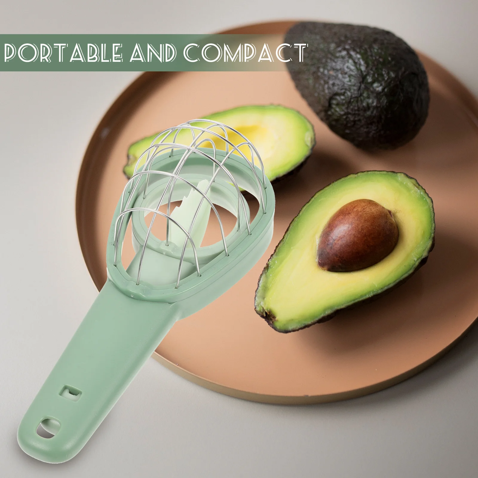 

Fruits Avocado Cutter Professional Tools Smasher Multifunction Slicing Green Making Saver Holder