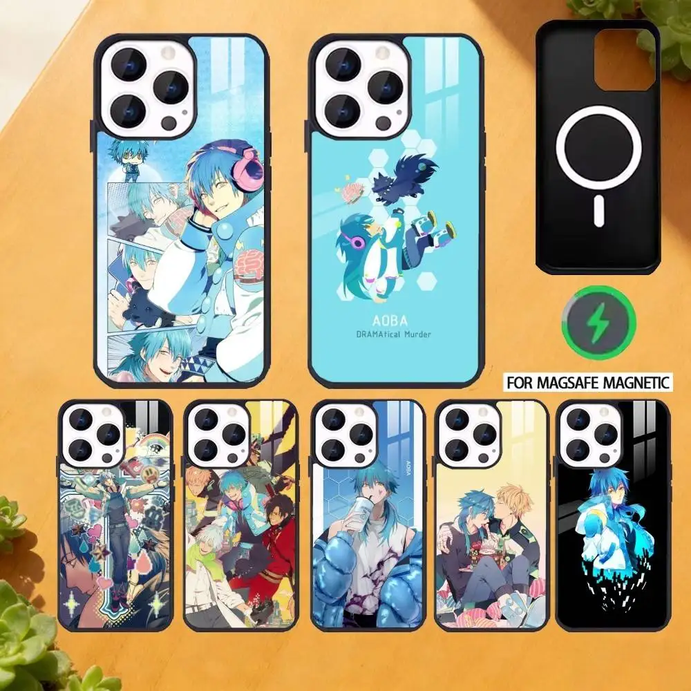 

D-Dramatical Murders A-Aoba Seragaki Phone Case For iPhone 17,16,15,14,13,12,Plus,Pro,Max For Magsafe Magnetic Wireless Charge