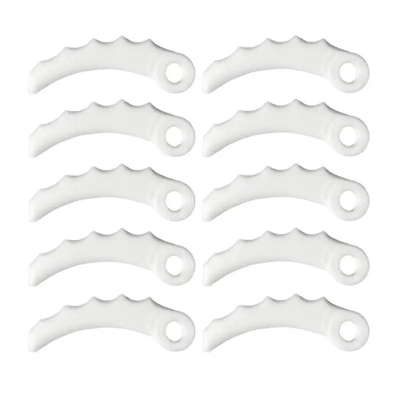 

Pack of 10 Plastic Replacement Blades 10CM Knife Cutter Head for Brush Cutters And Trimmers DUR183 DUR184L DUR189