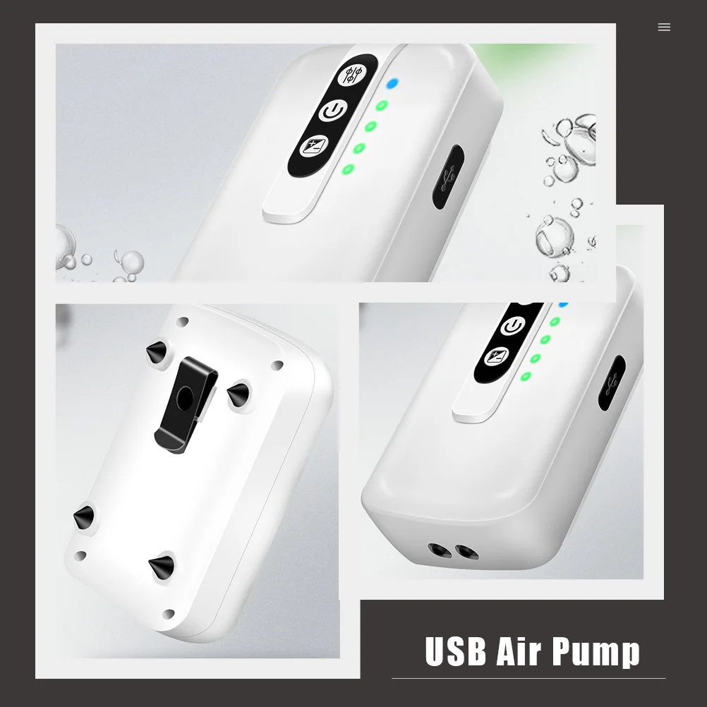 

Fish Tank Oxygen Aerator Aerobic Water Pump Portable Silica Gel Oxygenation Travel