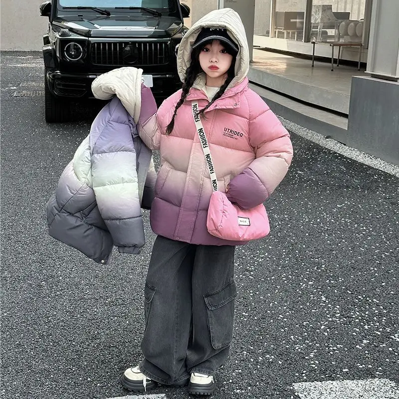 

Girls Cotton Jacket Thickened Down Cotton Outerwear 8 Children's Winter Coat 6 Teen Clothes Girls 9 10 11 12 Years Parka Clothes
